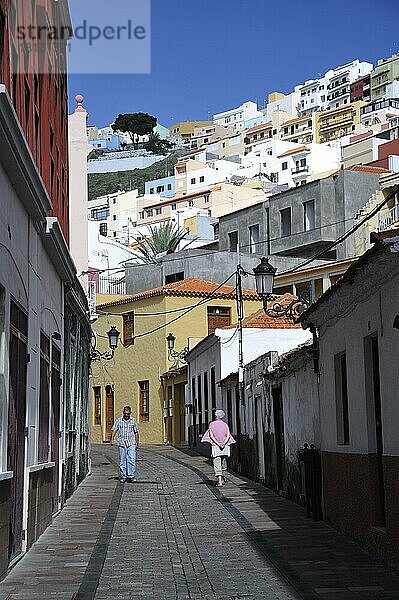 Calle de la Luz  San Sebastian  La Gomera  Kanarische Inseln  Spanien  Europa