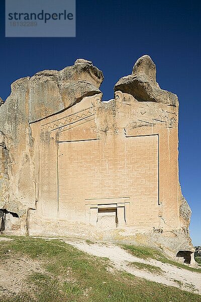 Midas-Denkmal der antiken Midas-Stadt in Yazilikaya  Eskisehir  Türkei  Asien