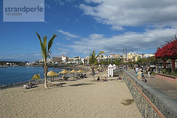 Strand  San Juan  Teneriffa  Kanarische Inseln  Spanien  Europa