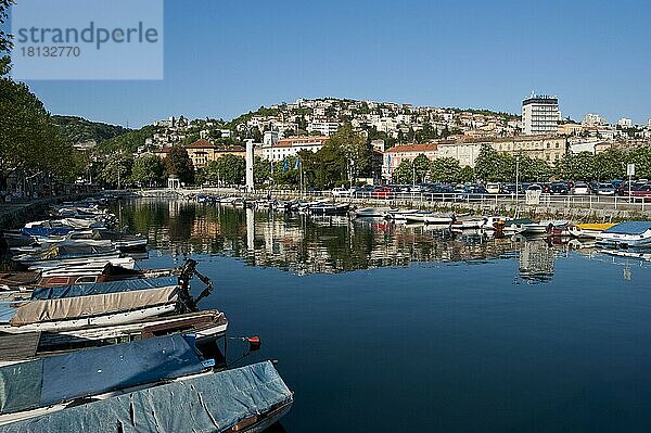 Hafen  Rijeka  Gespanschaft Primorje-Gorski  Kroatien  Adria  Europa