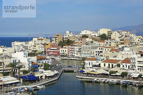 Vouliseni See in Agios Nikolaos  Kreta  Griechenland  Europa