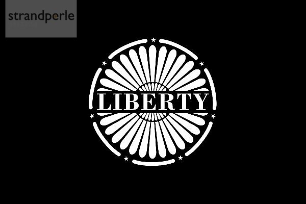Liberty Media  Logo  Schwarzer Hintergrund