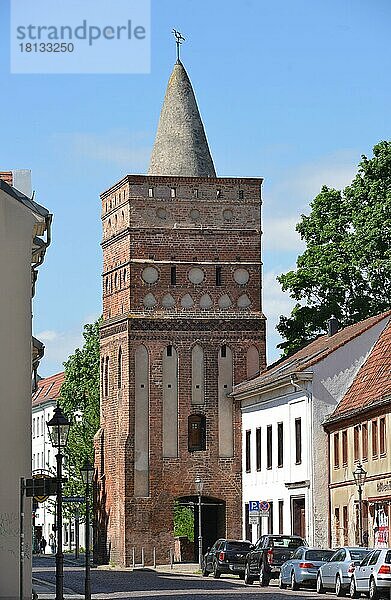 Rathenower Torturm  Rathenower Straße  Brandenburg an der Havel  Brandenburg  Deutschland  Europa