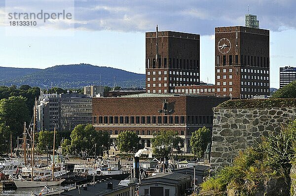 Altes Rathaus  radhus  Oslo  Norwegen  Europa