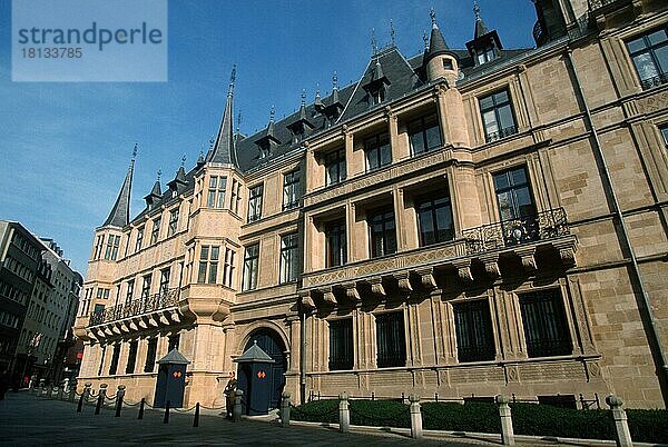 Grand Duke's Palace  Luxembourg City  Luxembourg  Großherzoglicher Palast  Luxemburg Stadt  Luxemburg  Europa  Querformat  horizontal  Europa