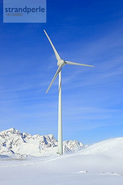 Windkraftrad  Schweiz  Europa