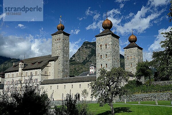 Stockalperpalast  Brig  Kanton Wallis  Schweiz  Europa