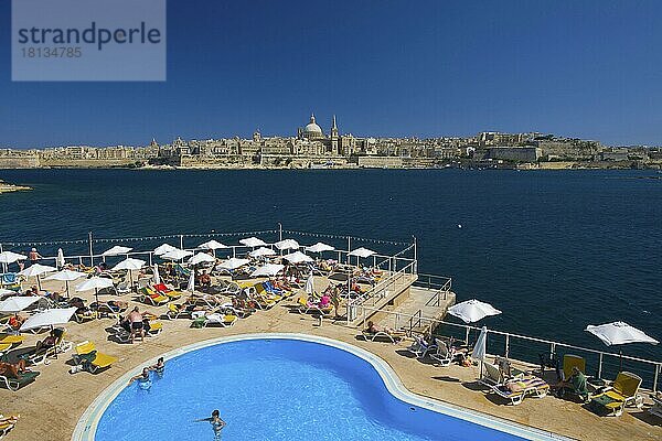 Pool des Splash und Fun Park  Malta  Europa