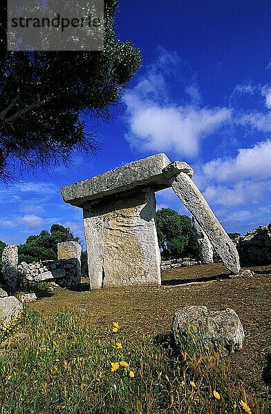 Dolmen  Talati de Dalt  Menorca  Balearen  Spanien  Europa