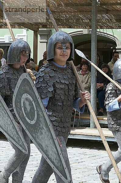 Tänzelfest  Ritter  Kaufbeuren  Allgäu  Bayern  Deutschland  Europa