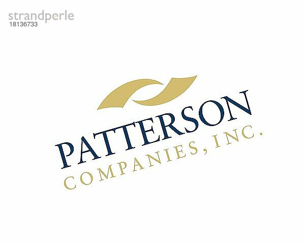 Patterson Companies  gedrehtes Logo  Weißer Hintergrund