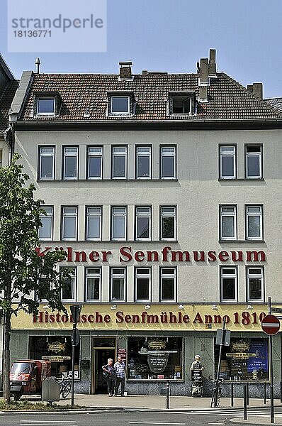 Kölner Senfmuseum  Holzmarkt  Köln  Nordrhein-Westfalen  Deutschland  Europa