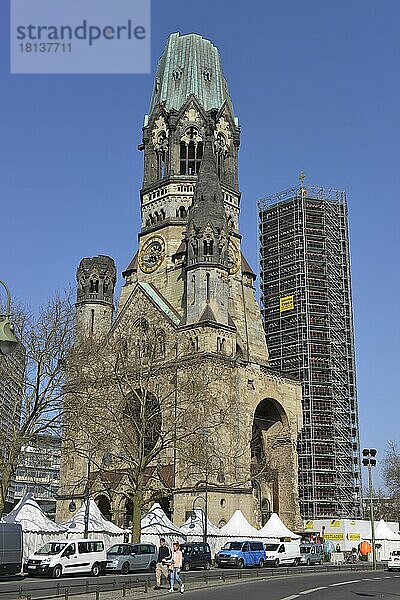 Gedächtniskirche  Breitscheidplatz  Charlottenburg  Berlin  Deutschland  Europa