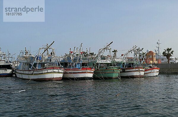 Fischereihafen  Hurghada  Ägypten  Afrika