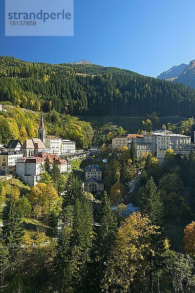 Bad Gastein im Gasteiner Tal  Pongau im Salzburger Land  Österreich  Europa