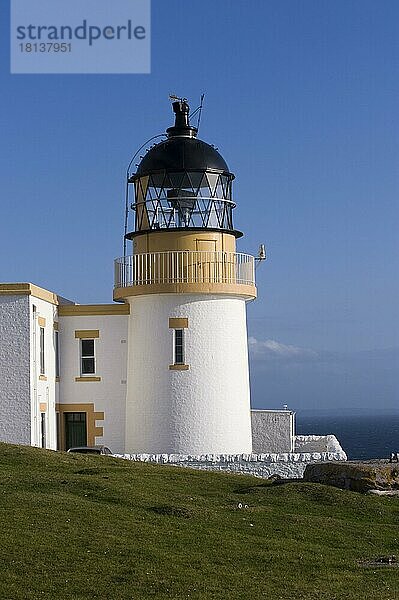 Leuchtturm  Point Stör  Stör  Schottland  Großbritannien  Europa
