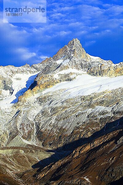Zinalrothorn  4221m  Walliser Alpen  Wallis  Schweiz  Europa