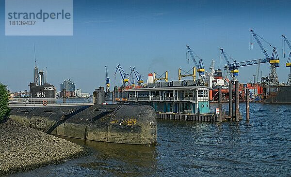 U-Bootmuseum  St. Pauli Fischmarkt  Hamburg  Deutschland  Europa