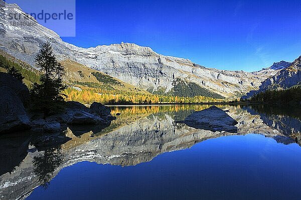Lac de Derborence  Wallis  Schweiz  Europa