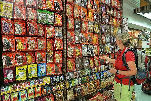 Trockenfrüchte  Laden  Chinatown  Singapur  Asien