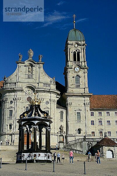 Kloster Einsiedeln  Einsiedeln  Kanton Schwyz  Schweiz  Europa