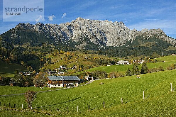 Dienten am Hochkönig im Pinzgau  Salzburger Land  Österreich  Europa