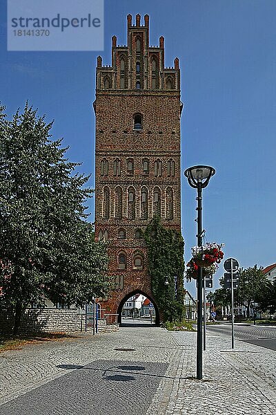 Das Steintor  Anklam  Mecklenburg-Vorpommern  Deutschland  Europa