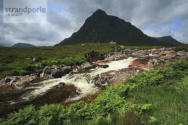 Stob Dearg Buachaille Etive Mor  Glencoe  Schottland  Großbritannien  Europa