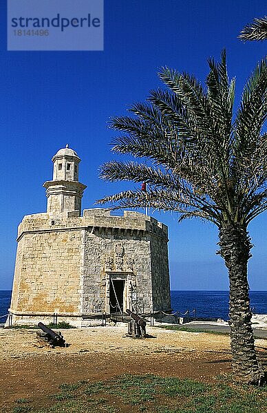 Schloss in Ciutadella  Menorca  Balearische Inseln  Spanien  Europa