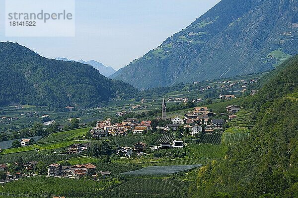 Ortssteil Dorf  Algund  Südtirol  Itaien