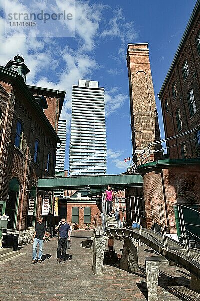 Distillery District  Toronto  Ontario  Kanada  Nordamerika