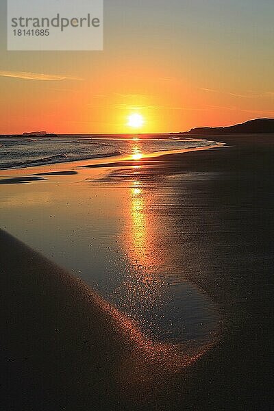 Strand  Balnakeil Bay  Schottisches Hochland  Schottland  Großbritannien  Europa