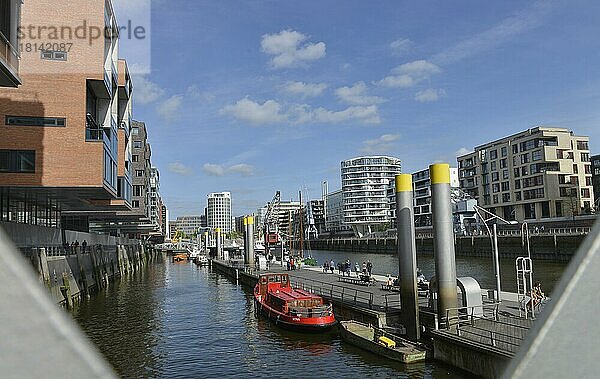 Neubauten  Sandtorhafen  Hafencity  Hamburg  Deutschland  Europa