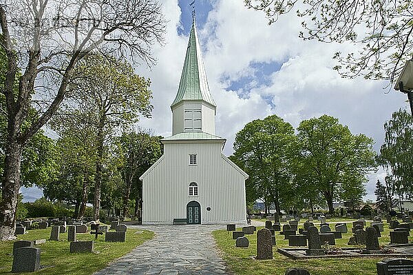 Oddernes Kirche  Kristiansand  Vest-Agder  Norwegen  Europa