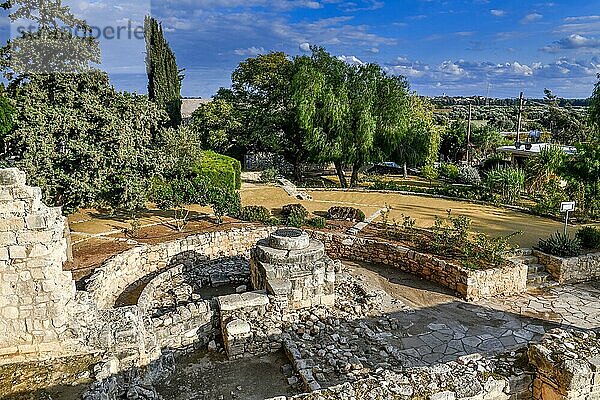 Brunnen  Kreuzfahrerburg Kolossi  Limassol  Zypern  Europa