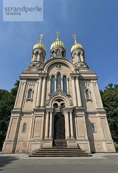 Russische Kirche  Neroberg  Wiesbaden  Hessen  Deutschland  Europa