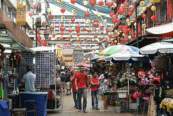 Petaling Street  Chinatown  Kuala Lumpur  Malaysia  Asien