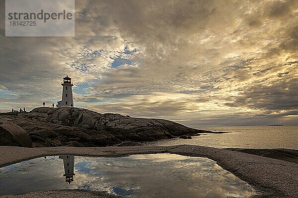 Leuchtturm  Peggys Cove  Nova Scotia  Kanada  Nordamerika