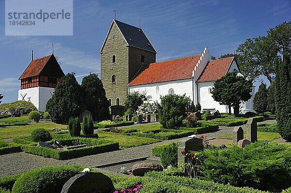 Kirche  Rutsker  Bornholm  Dänemark  Europa
