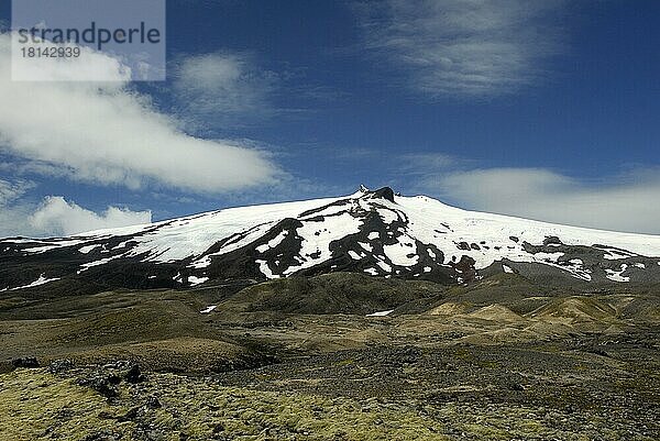 Gletscherberg Snäfellsjökull  1446 m  Halbinsel Snaefellsnes  Island  Europa