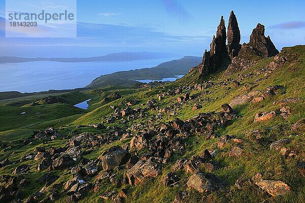 Alter Mann von Storr  Isle of Skye  Schottland  Großbritannien  Europa