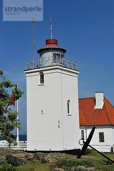 Leuchtturm  Hammeren  Bornholm  Dänemark  Europa