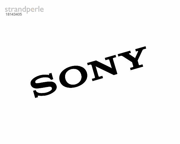 Sony Mobile  gedrehtes Logo  Weißer Hintergrund