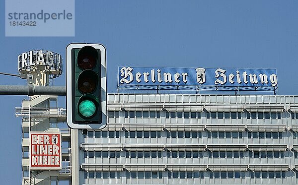 Berliner Verlag  Berliner Zeitung  Karl-Liebknecht-Straße  Alexanderplatz  Mitte  Berlin  Deutschland  Europa