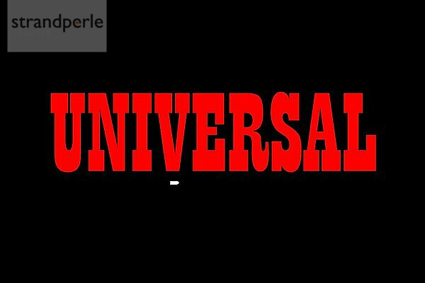 Universal Entertainment Corporation  Logo  Schwarzer Hintergrund