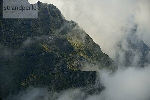 Am Col du Boefs  Wanderung von Marla zum Col du Boefs  Cirque de Mafate   La Reunion  Frankreich  Afrika