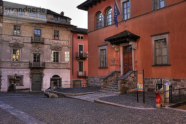 Rathaus  Ascona  Tessin  Ticino  Schweiz  Europa