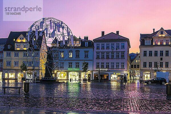 Markt  Coburg  Oberfranken  Bayern  Deutschland  Europa