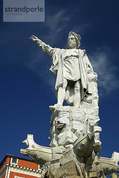 Kolumbus-Denkmal  Santa Margherita Ligure  Ligurien  Italien  Europa