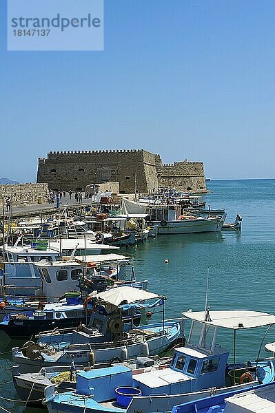 Hafen von Heraklion  Kreta  Griechenland  Europa